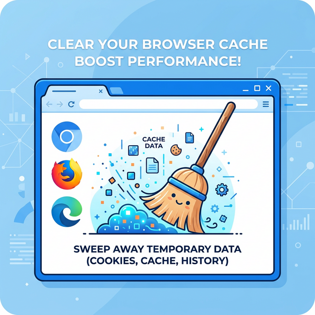 How to clear cache on Chrome, Firefox and Edge browsers
