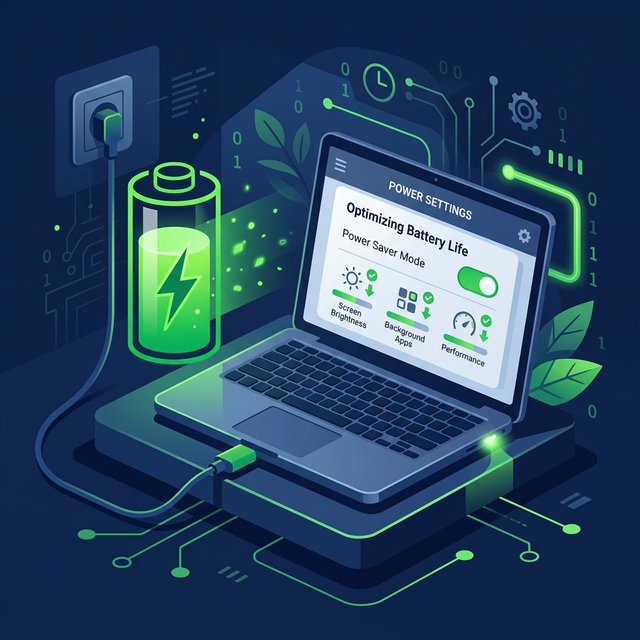 Improve laptop battery life