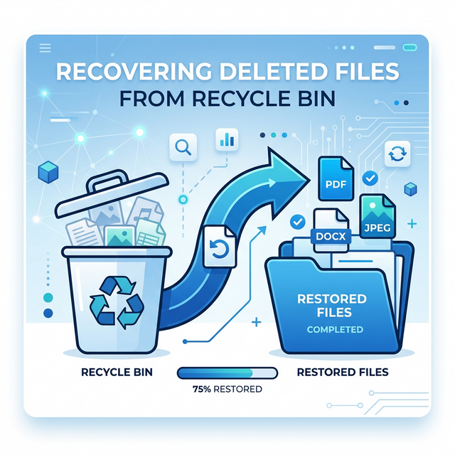 How to recover deleted files on Windows